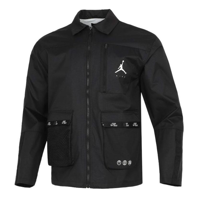 Takki Jordan Jordan Cargo Sports Lapel Jacket Musta | DJ0243-010