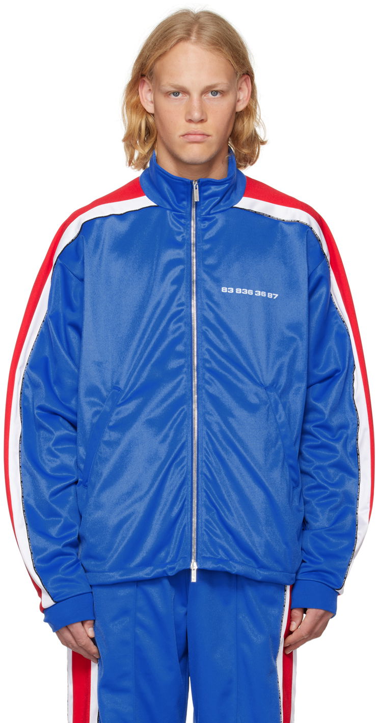 Verryttelypuku VETEMENTS VTMNTS Stripe Track Jacket Sininen | VL14AT100N
