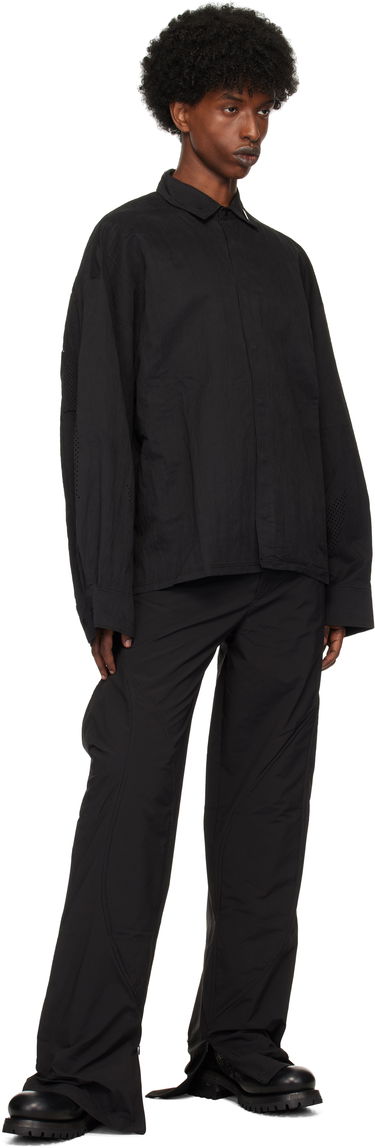 Cargo housut HELIOT EMIL Concordance Puffed Cargo Pants Musta | HE_M_10_108_BLK01, 3