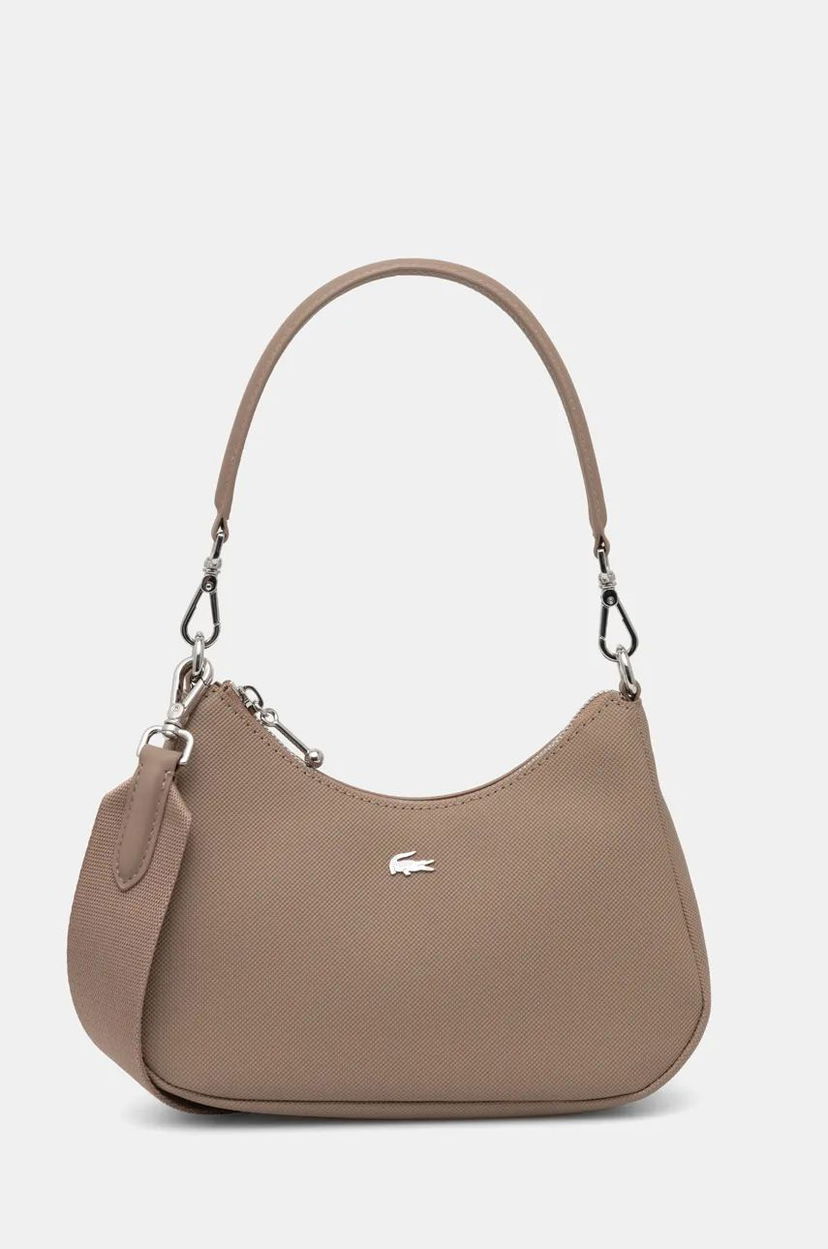 Olkalaukku Lacoste Beige Shoulder Bag Beige | NF4756DZ