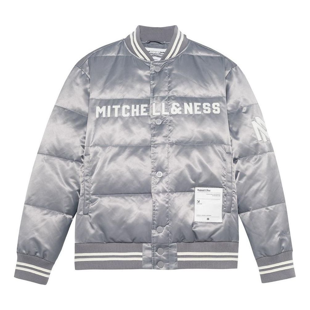 Bomber-takki Mitchell & Ness Mitchell & Ness Down Varsity Jacket Harmaa | MNSYAWTODJ025-GRY, 0