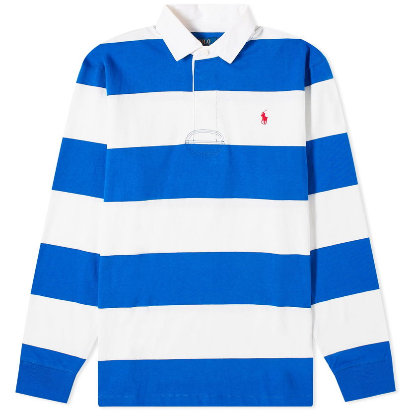 Villapaita Polo by Ralph Lauren Polo Ralph Lauren Stripe Rugby Cruise Royal/White Tummansininen | 710900566014