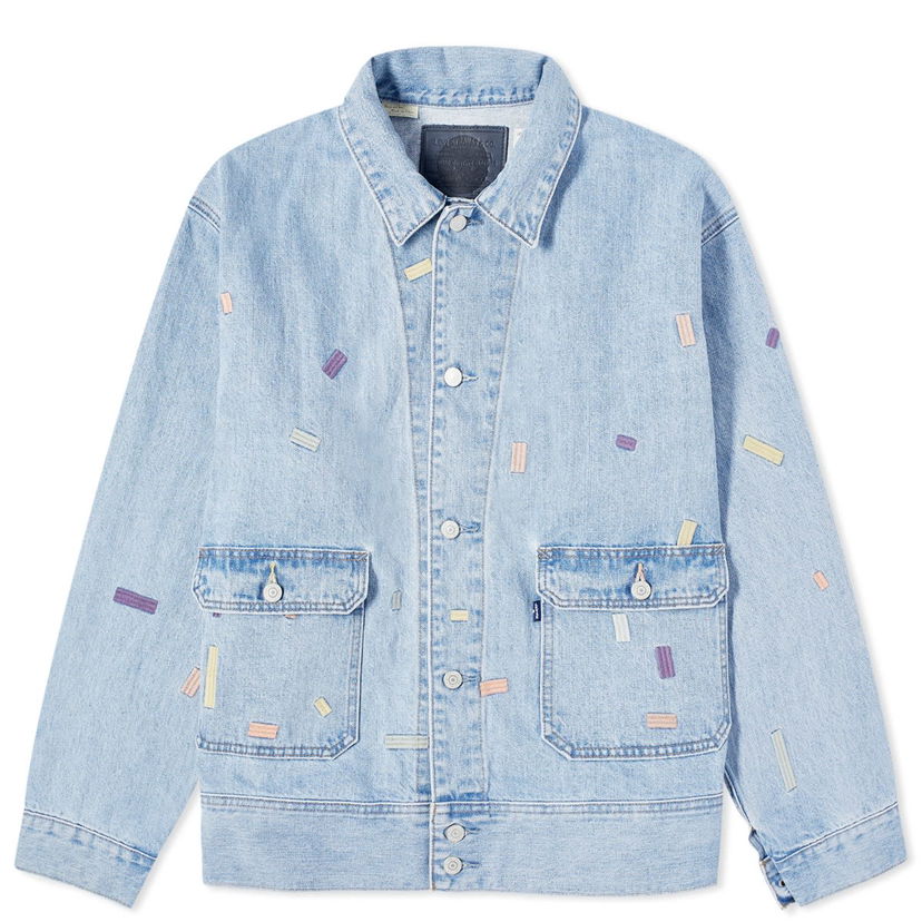 Takki Levi's Levi's Vintage Clothing Utility Trucker Jacket Sininen | A7150-0002