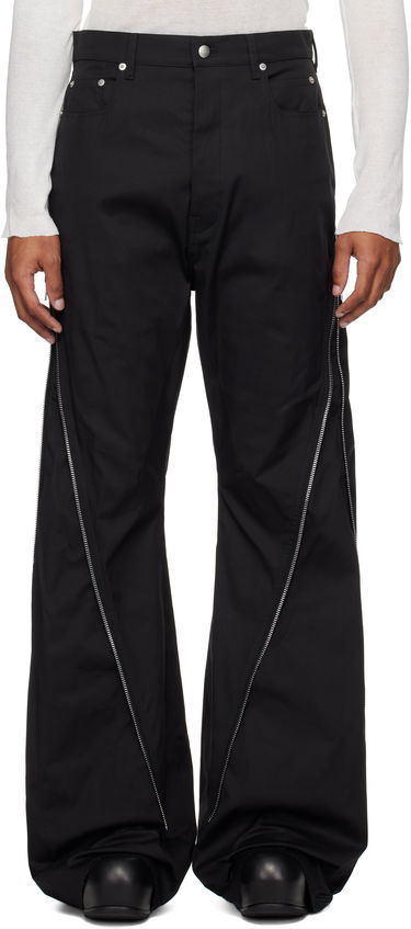 Housut Rick Owens Rick Owens Bolan Banana Trousers Musta | RU02E1343 TE, 0