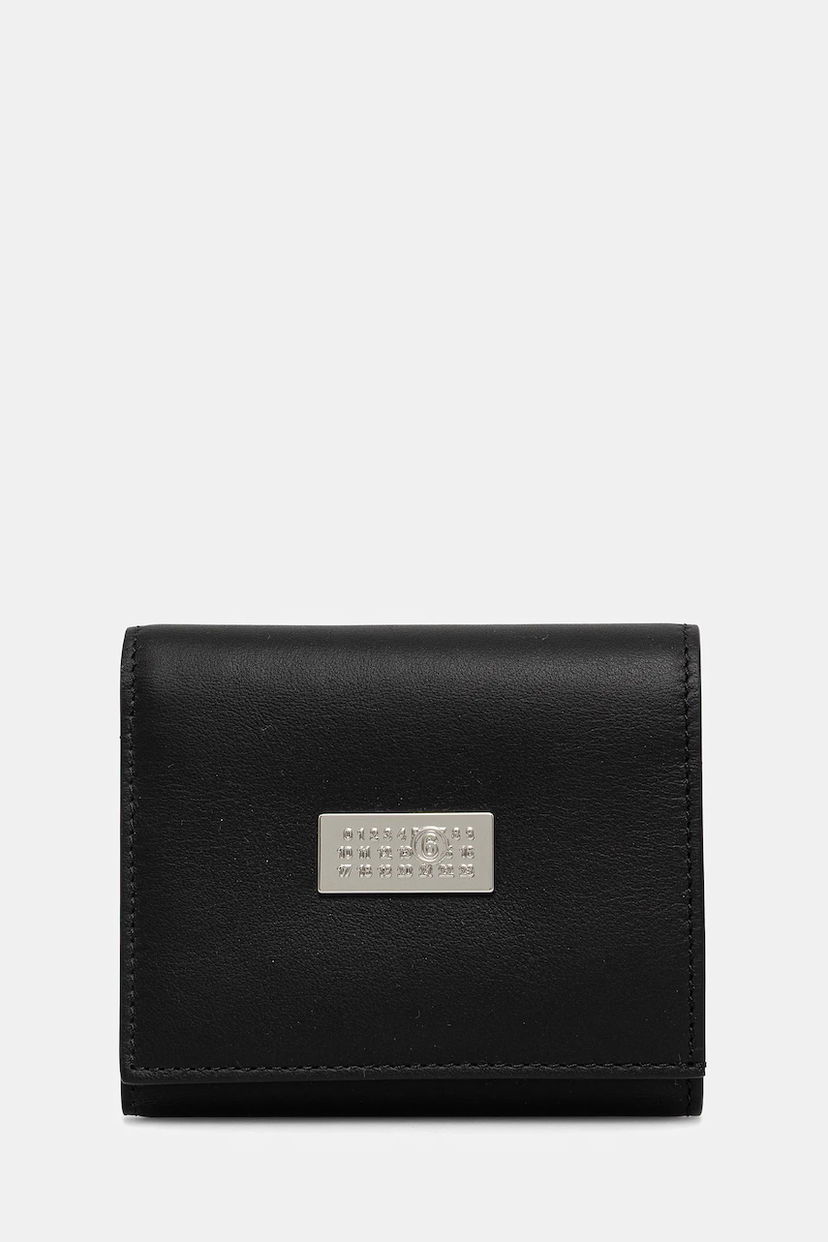 Lompakko Maison Margiela MM6 Maison Margiela Numeric Logo Leather Wallet Musta | SA6UI0030.P8332.T8013
