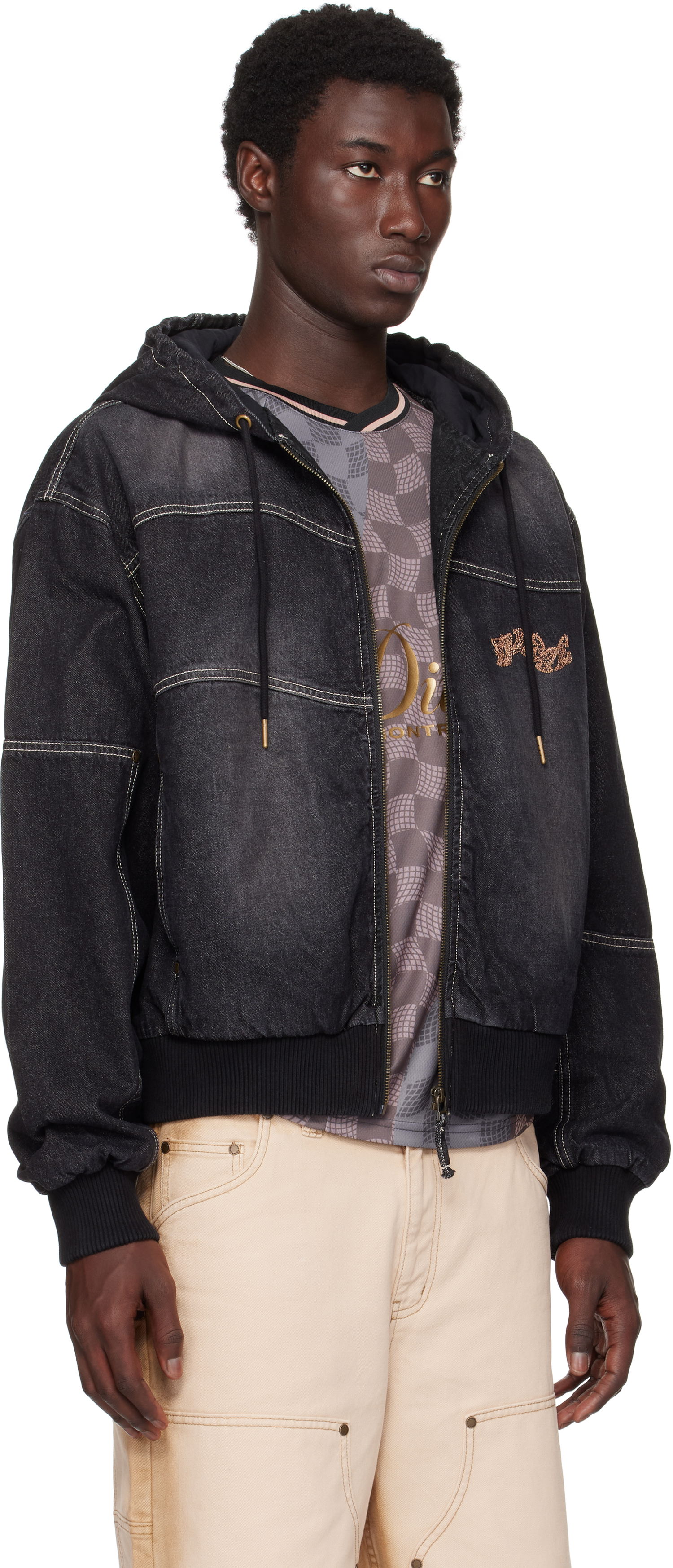Takki Dime Dime Hooded Utility Jacket Musta | DIMESU251BLK, 1