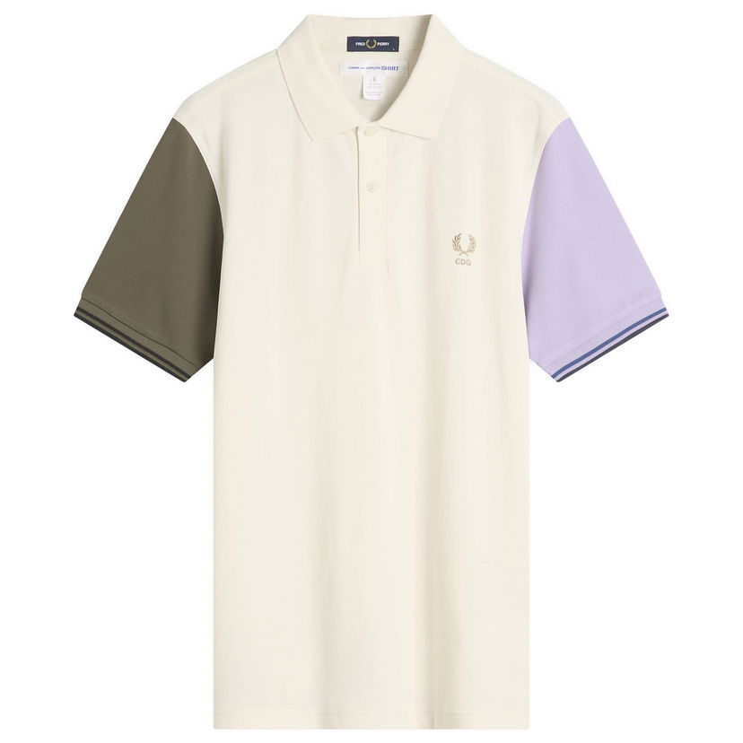 Poolopaita Comme des Garçons SHIRT X Fred Perry Polo Shirt Beige | FP-T504-051-1