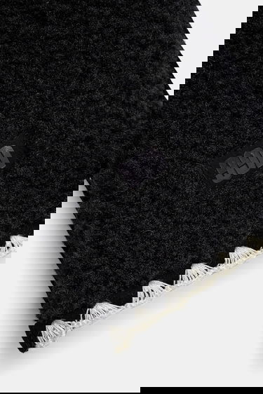 Käsineet UGG Fluff Shell Trim Mittens L/XL Musta | 101031-BLK, 2