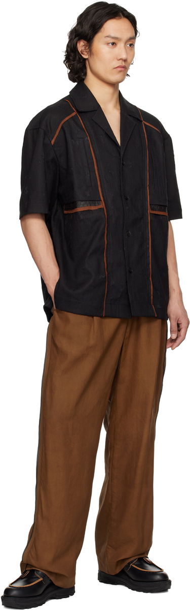 Housut Feng Chen Wang Feng Chen Wang Silk Trousers Ruskea | FENG19TR16, 3