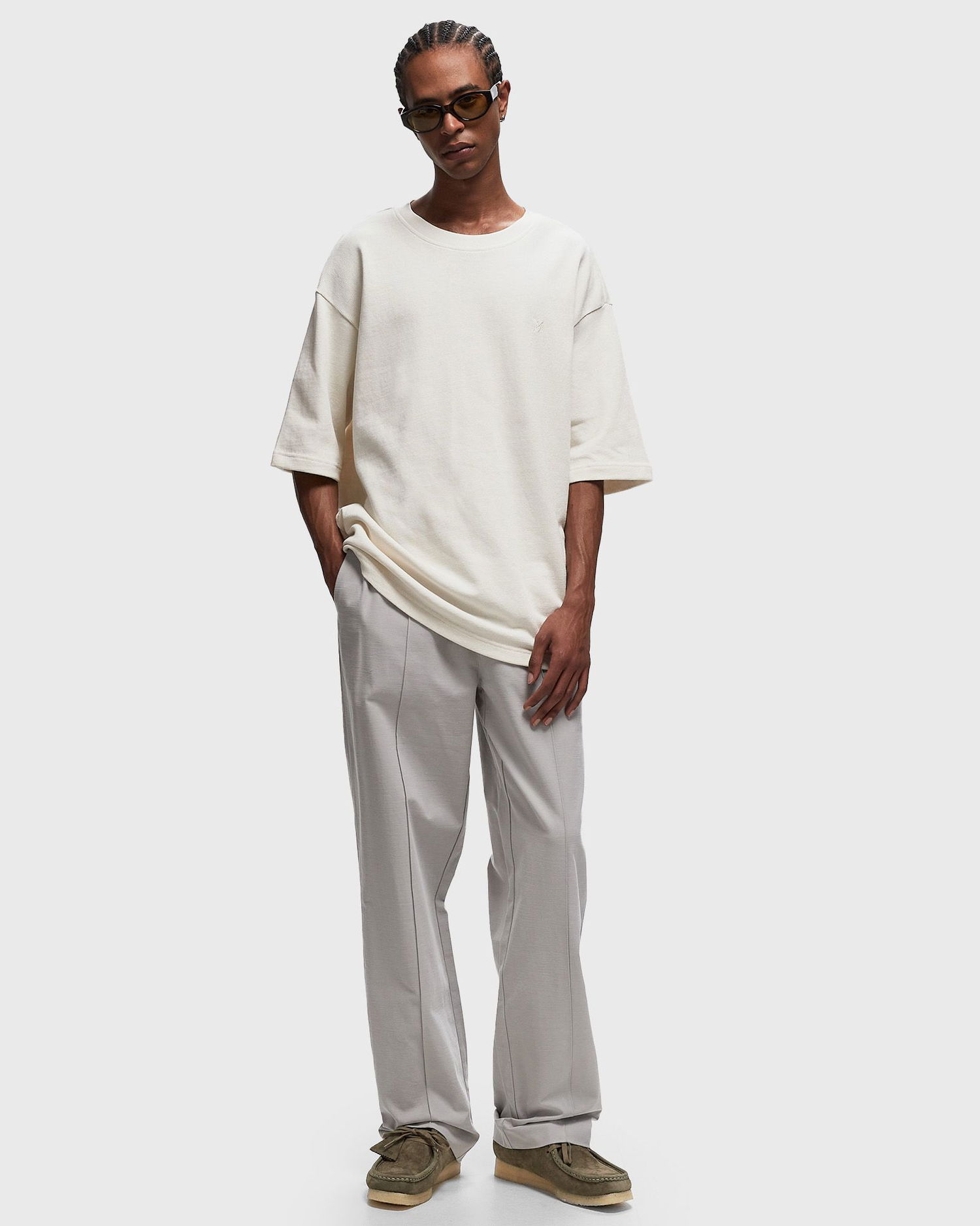T-paita DAILY PAPER Knit Tee Valkoinen | 2413052, 1