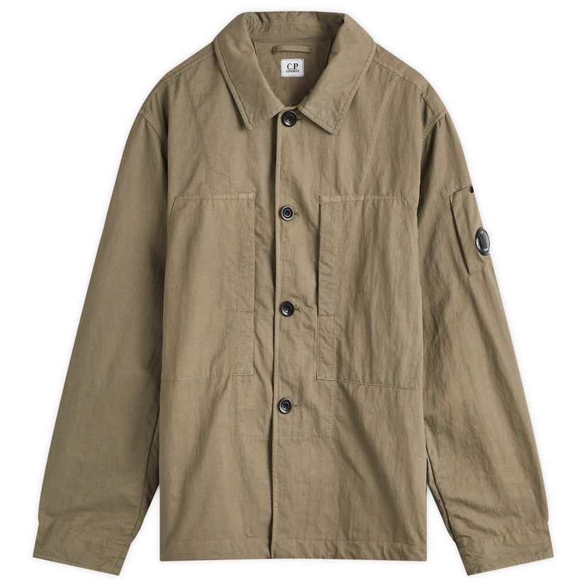 Paita C.P. Company Nylon Overshirt Walnut Ruskea | 17CMOS157A-110201G-359