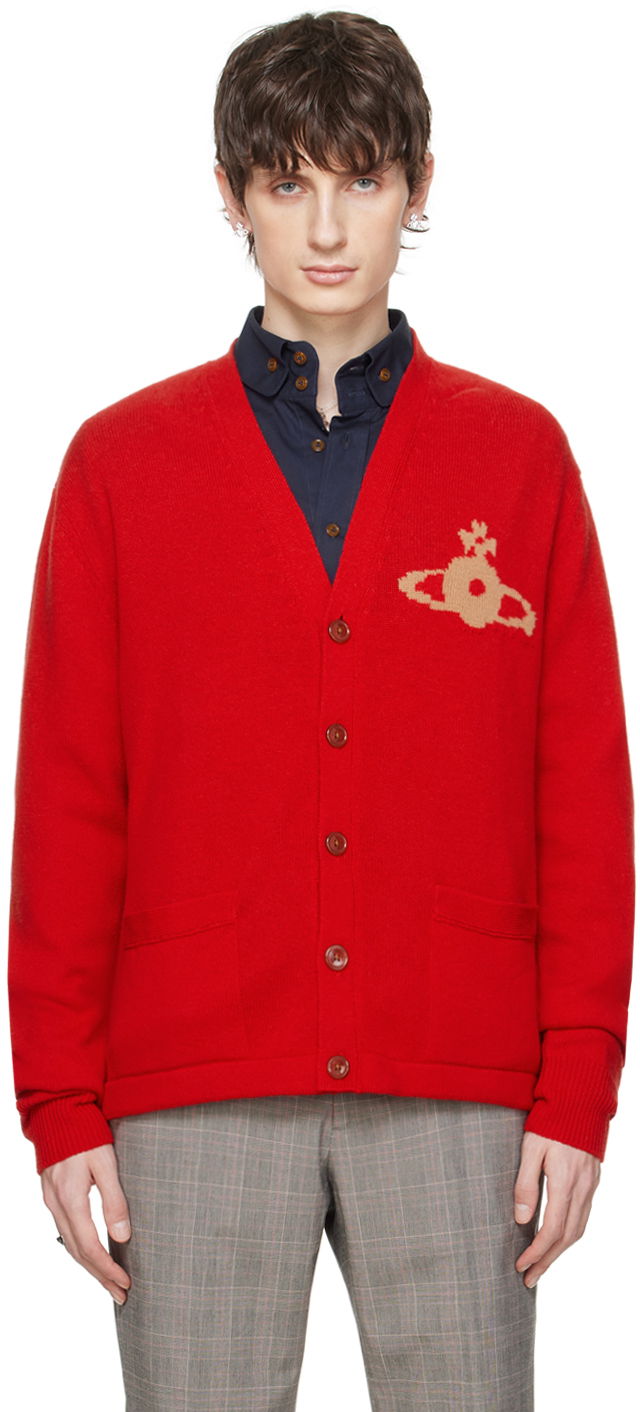Villapaita Vivienne Westwood Alex Cardigan Punainen | 27010014-Y0018-