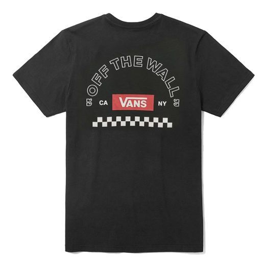 T-paita Vans Alphabet Logo Graphic T-Shirt Musta | VN0A48ATBLK