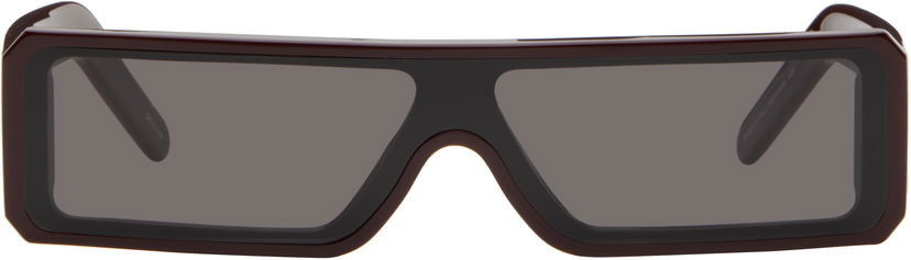 Aurinkolasit Rick Owens Rick Owens Hollywood Geth Sunglasses Burgundia | RG0000008 GMGNB