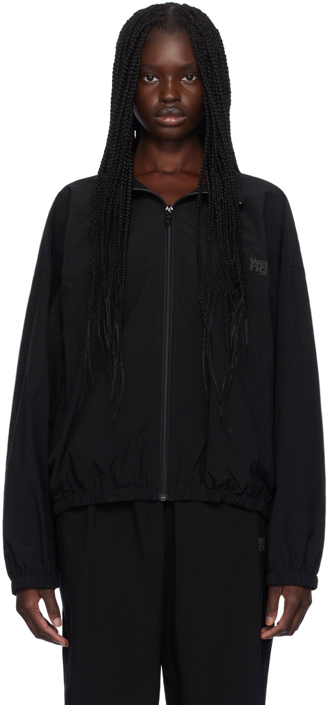 Tuulitakki Alexander Wang Coaches Track Jacket by Musta | 4WC3232071