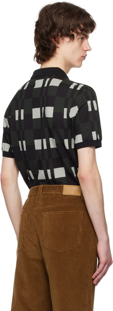 Poolopaita Fred Perry Fred Perry Split Chequerboard Polo Musta | M8691, 2