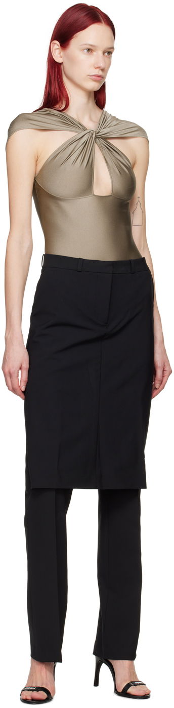 Body Coperni Coperni Twisted Bodysuit Vihreä | COPJS37545, 4