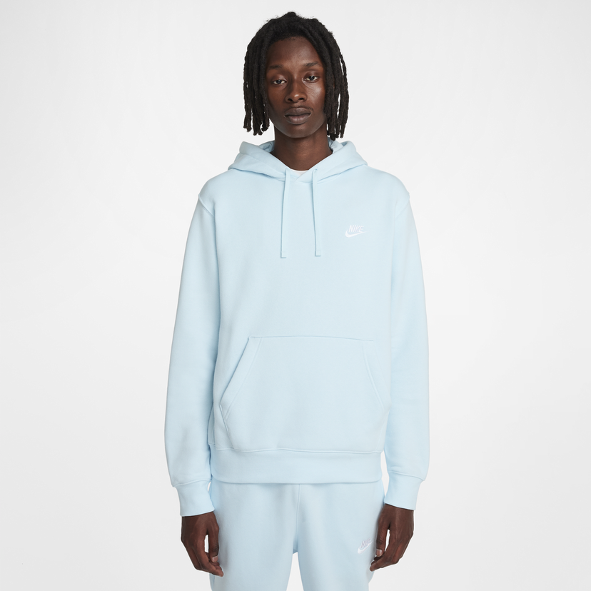 Huppari Nike Club Fleece Sweatshirt With Hood Turkoosi | BV2654-474