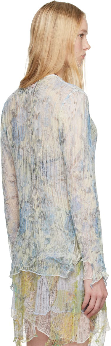 Mekko Diesel Diesel K-Aasmos-A Sheer Layered Long Sleeve Top Sininen | A18017 0AFBT, 2