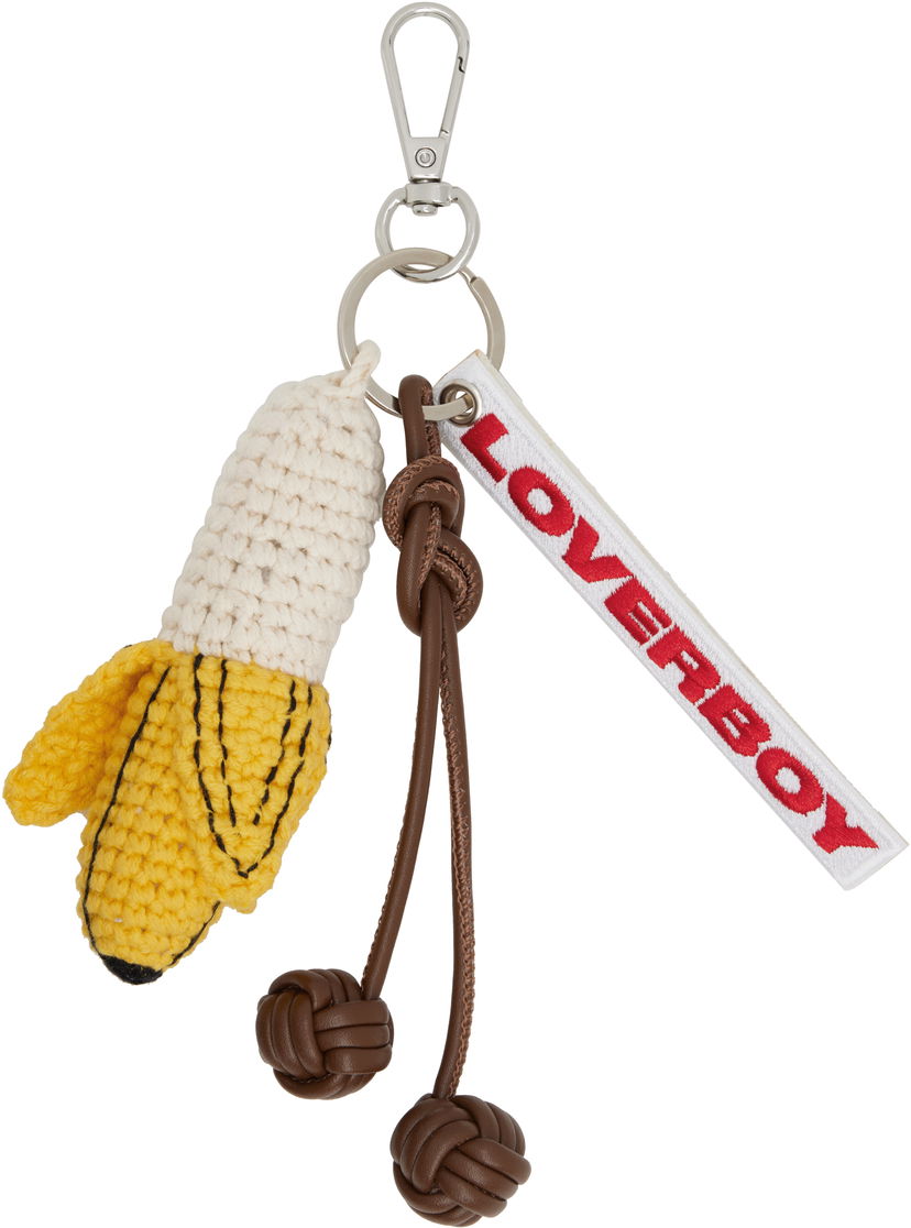 Avaimenperät Charles Jeffrey Loverboy LOVERBOY Banana Bag Charm Valkoinen | 52140501