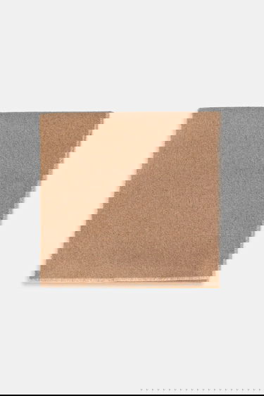 Huivi MAISON KITSUNÉ Scarf with wool blend Handwriting Beige | PM06202WB0038, 1