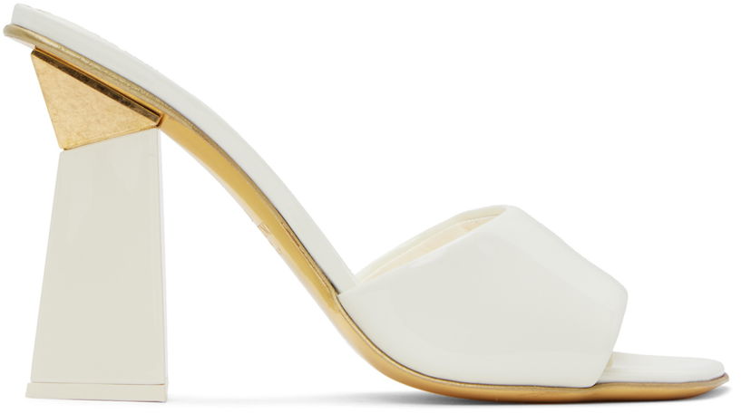 Kengänhoito Valentino Valentino Garavani One Stud Hyper Heeled Sandals Beige | 3W0S0HK1KYE