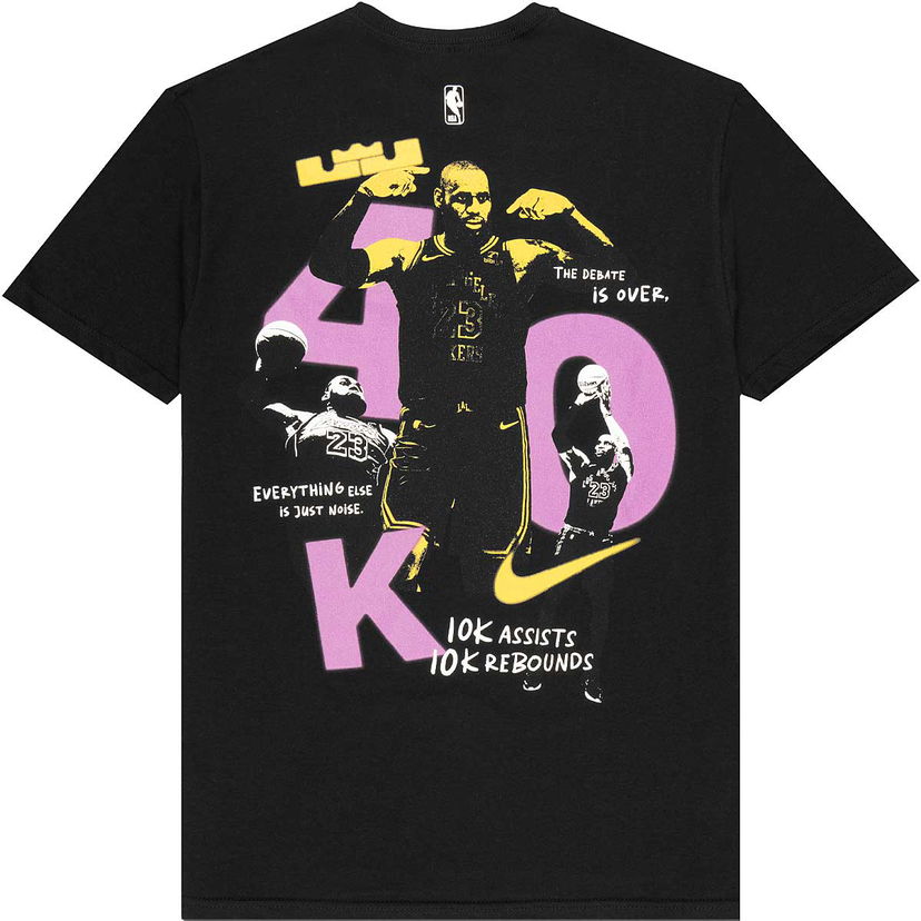 T-paita Nike LEBRON JAMES 40K T-SHIRT Musta | EZ2M1NBFT