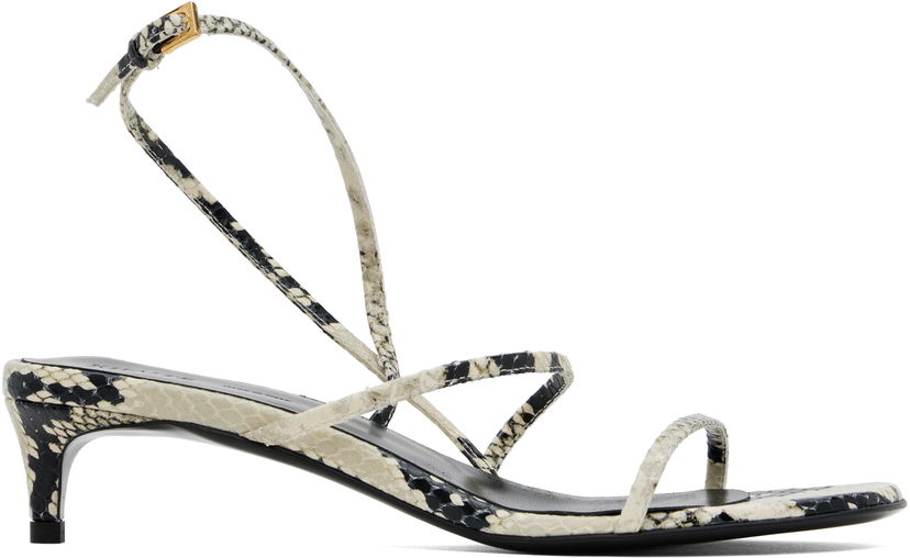 Tennarit ja kengät Khaite Loop Kitten Heel Sandals Harmaa | F3076-803