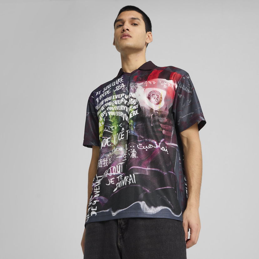 Poolopaita Puma Manchester City ftblNRGY+ Retro Graphic Print T-Shirt Monivärinen | 779126_71