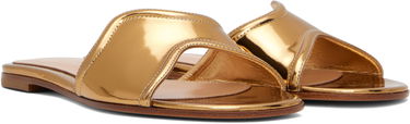 Tennarit ja kengät Gianvito Rossi Lucrezia Women's Open Toe Sandals Metallinen | G15060-05CUO-MET, 3