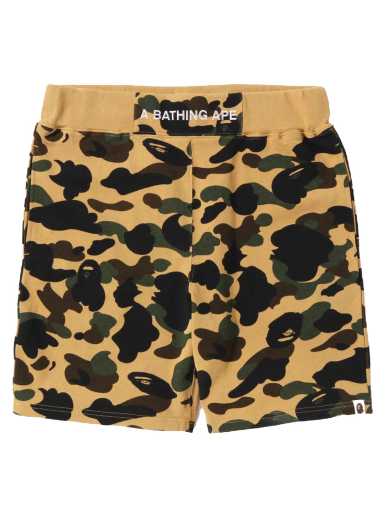 Shortsit BAPE 1st Camo Sweat Shorts Keltainen | 1I80-153-008