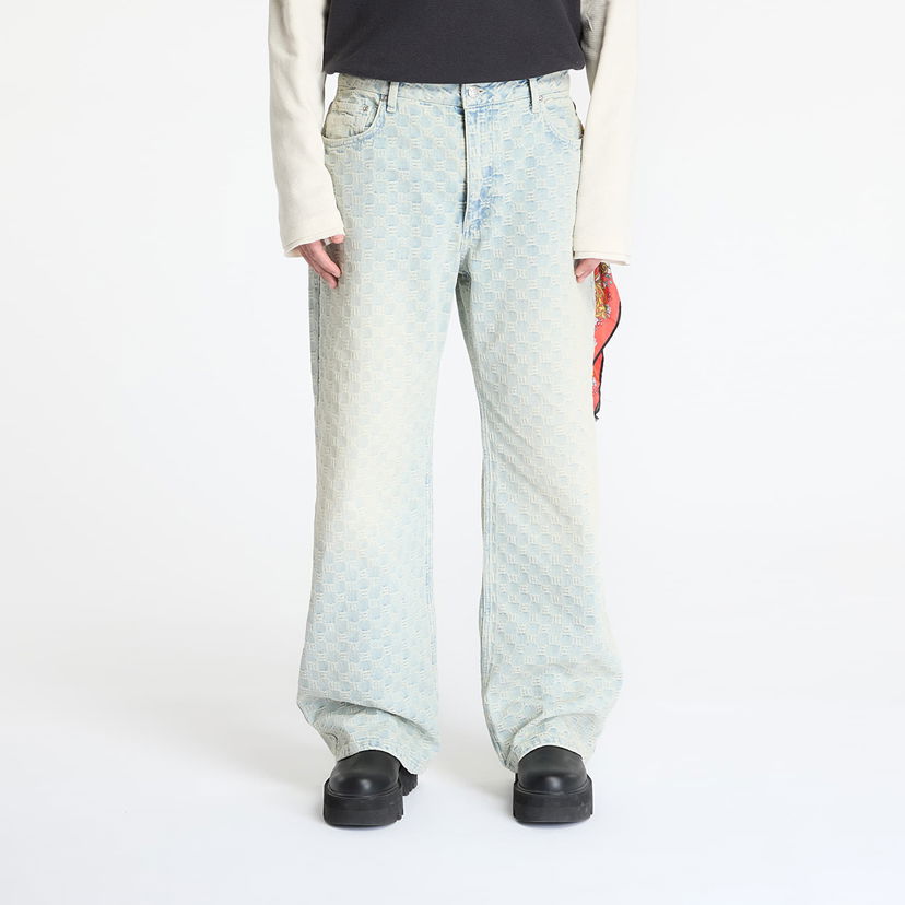 Jeans MISBHV MISBHV Monogram Ocean Washed Jeans 33 Sininen | 250M316