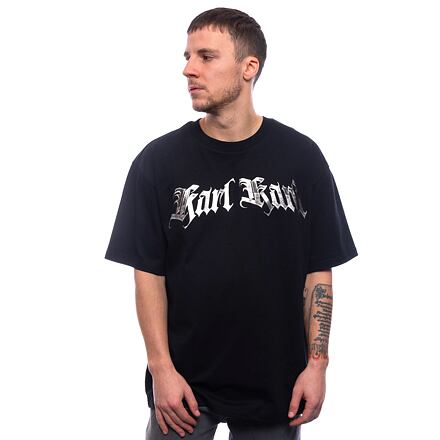 T-paita Karl Kani Old English Chrome Black T-Shirt Musta | KK60300182
