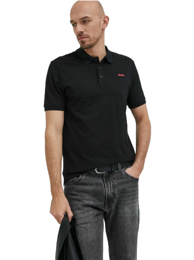 Poolopaita BOSS Cotton Polo Shirt Musta | 50466182