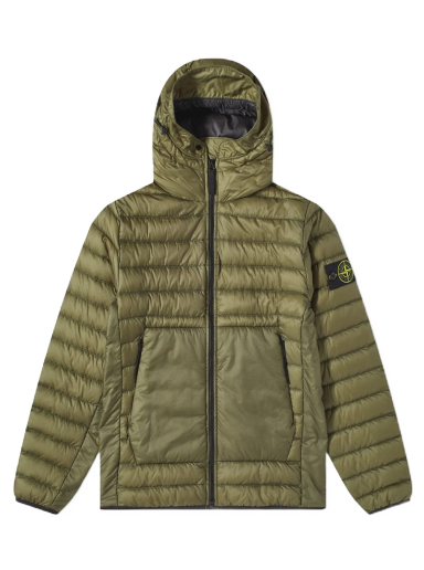 Puffer takki Stone Island Hooded Lightweight Down Jacket Vihreä | 761540324-V0058