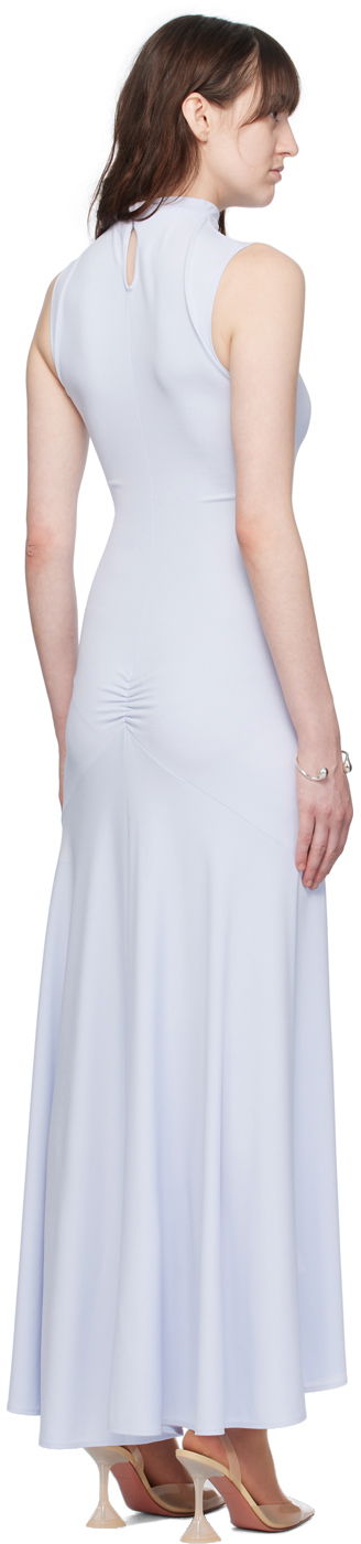 Mekko Courrèges Mock Neck Maxi Dress Sininen | 224JRO425JS0066, 2