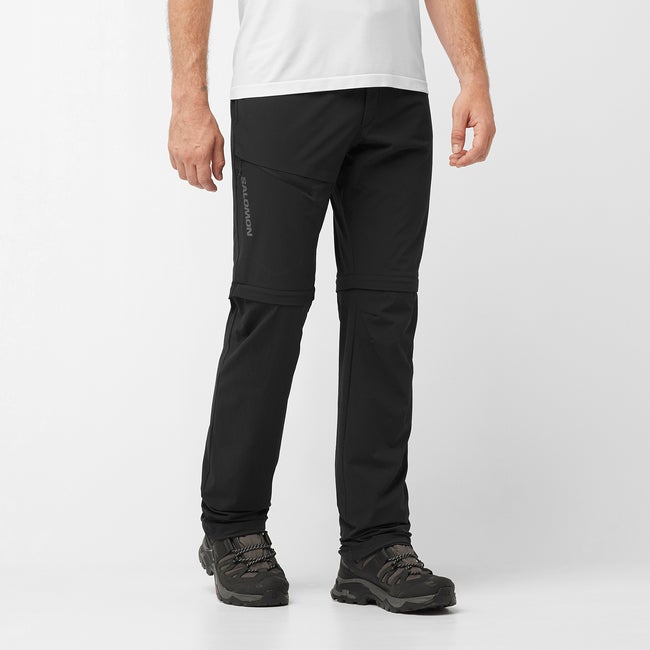 Housut Salomon Wayfarer Zip-Off Hiking Pants Musta | LC2019700