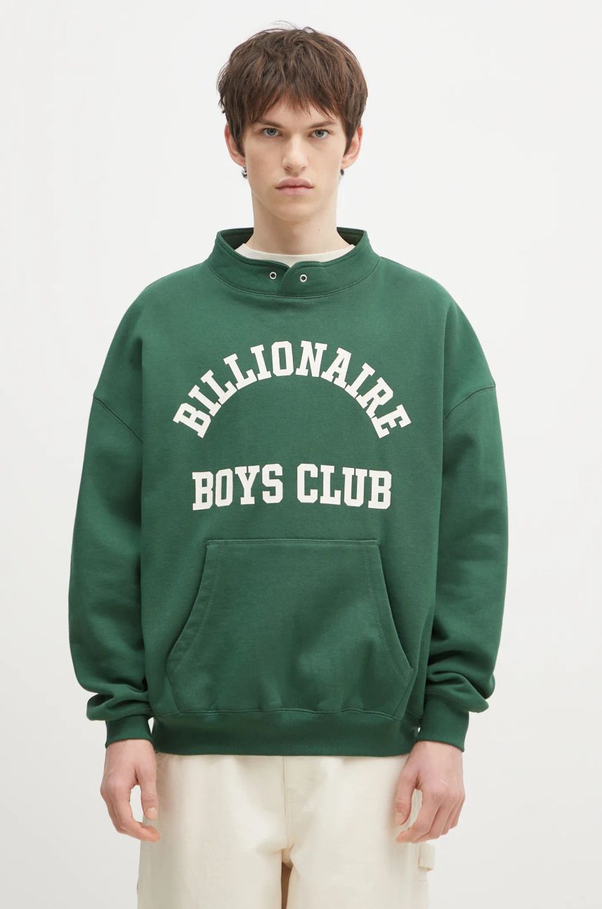 Huppari BILLIONAIRE BOYS CLUB Stand Collar Sweatshirt with Print Vihreä | B24444, 0
