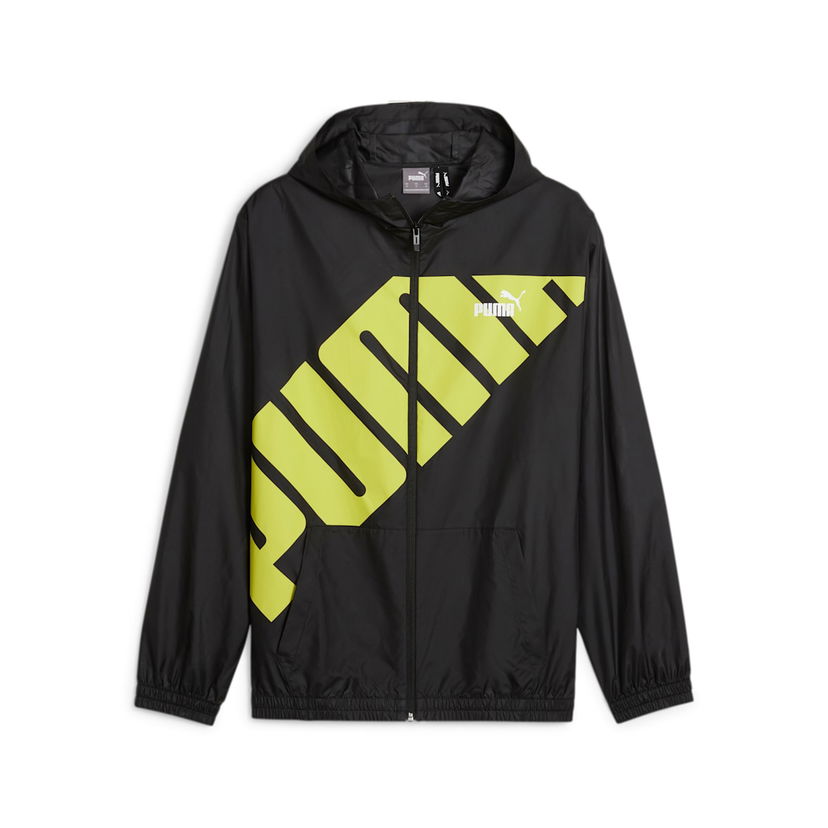 Tuulitakki Puma Hooded Windbreaker Jacket Musta | 623837-01