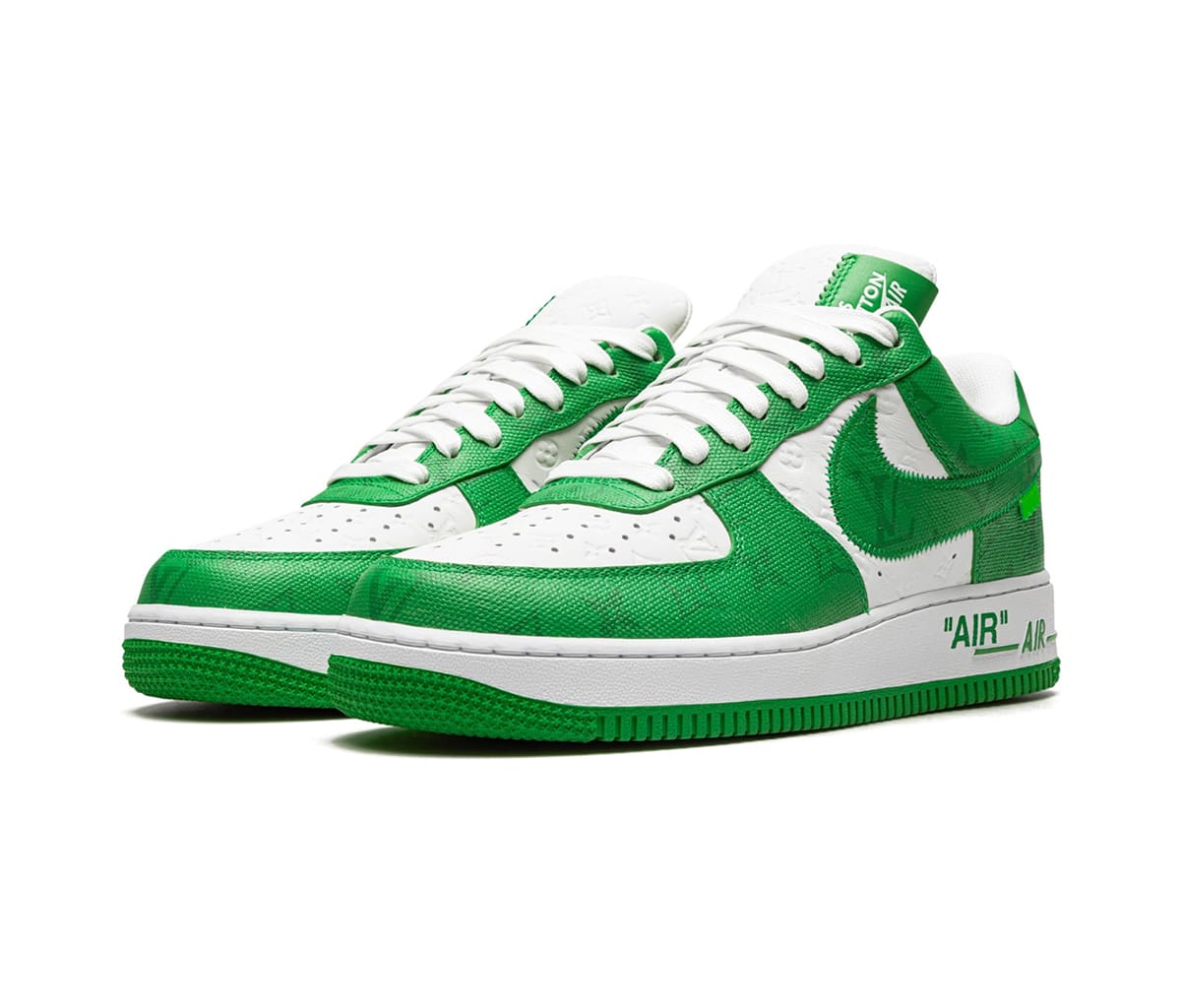 Tennarit ja kengät Nike Louis Vuitton x Air Force 1 Low By Virgil Abloh "Green" Vihreä | DD0216, 1