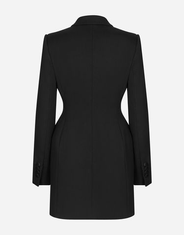 Takki Dolce & Gabbana Double Breasted Jacket Musta | F27CVTFUBGEN0000, 1