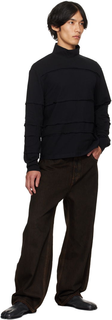 Villapaita Eckhaus Latta Eckhaus Latta Striated Turtleneck Musta | 1413-EL-PF25-N, 3