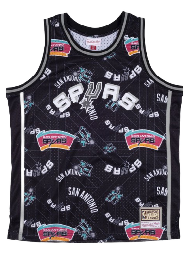 Jersey Mitchell & Ness San Antonio Spurs Swingman Jersey Musta | MSPOBW19081-SASPTBK
