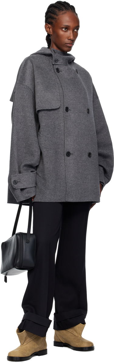 Takit JW Anderson JW Anderson Oversized Peacoat Harmaa | CO0343-PG1559, 3