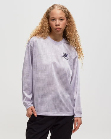 Huppari New Balance Pearl Mesh Crew Violetti | WT31552-GRV, 1