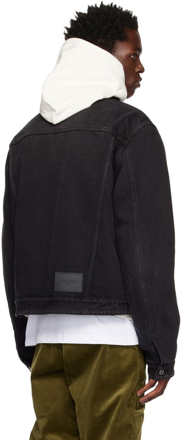 Takki We11done We11done Regular Fit Denim Jacket Musta | WD-DJ3-22-362-U-BK, 2