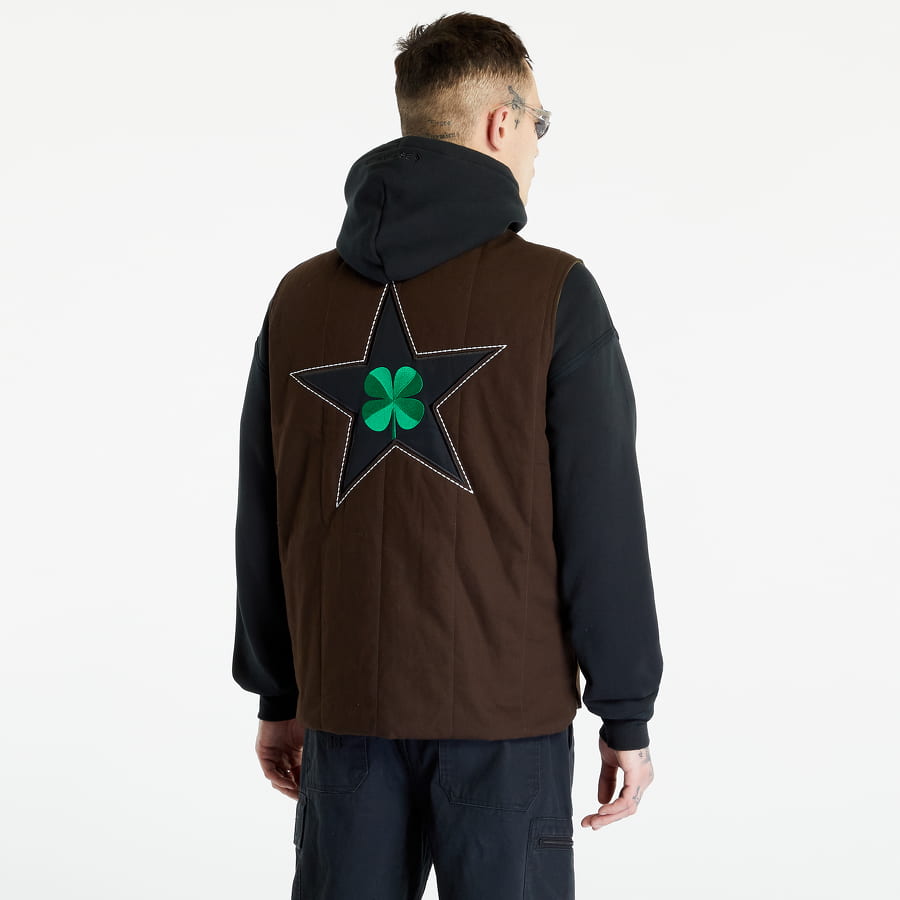 Liivi Converse x Patta Four-Leaf Clover Utility Reversible Padded Vest Ruskea | 10024665-A01, 1