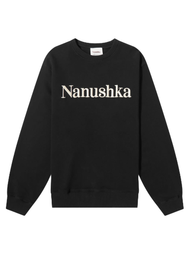 Huppari Nanushka Remy Logo Crew Sweat Musta | NM21RSSW01099