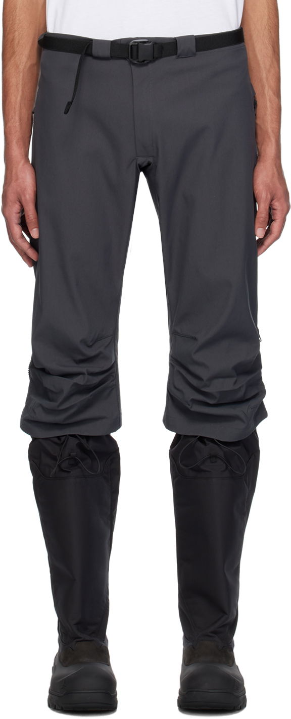 Cargo housut GR10K Waterproof Hiking Shorts Musta | SS24GRUV1ASCG