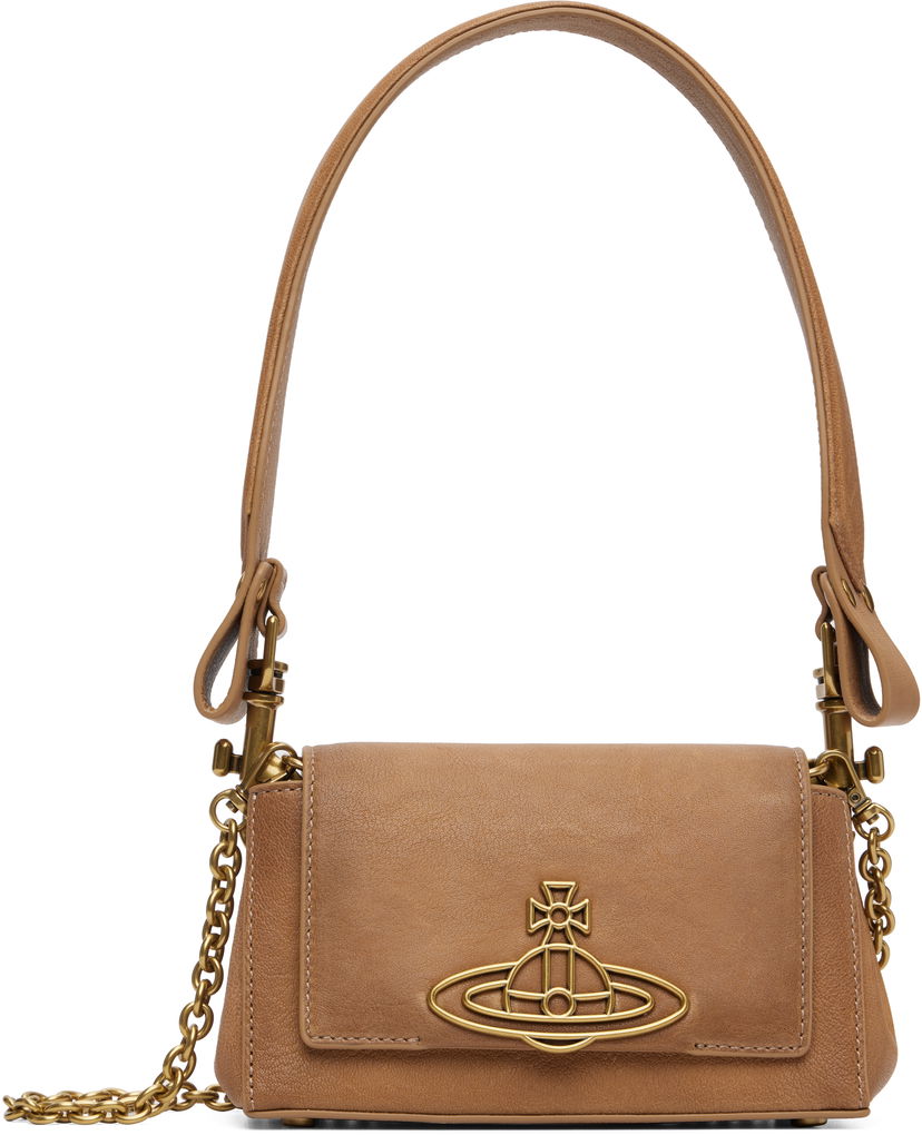Olkalaukku Vivienne Westwood Vivienne Westwood Hazel Small Shoulder Bag Beige | 4603000IW-L00A8-